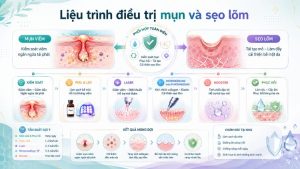 Liệu trình điều trị mụn và sẹo lõm: Cách phối hợp | Citrine