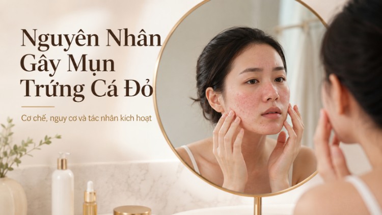Nguyên Nhân Gây Mụn Trứng Cá Đỏ: Điều Cần Biết | Citrine