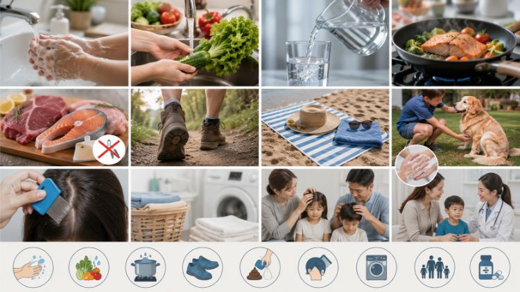 Biện pháp phòng tránh nhiễm ký sinh trùng