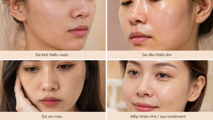 HYDRAGLOW hỗ trợ cải thiện nền da khô, xỉn màu