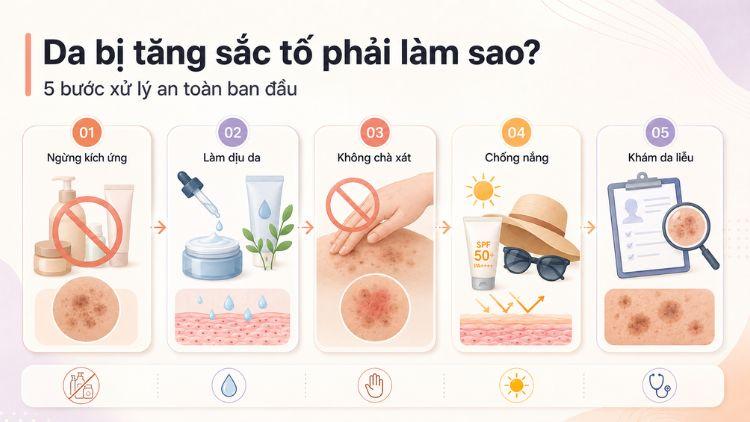 5 bước chăm sóc giúp da hạn chế sạm thêm