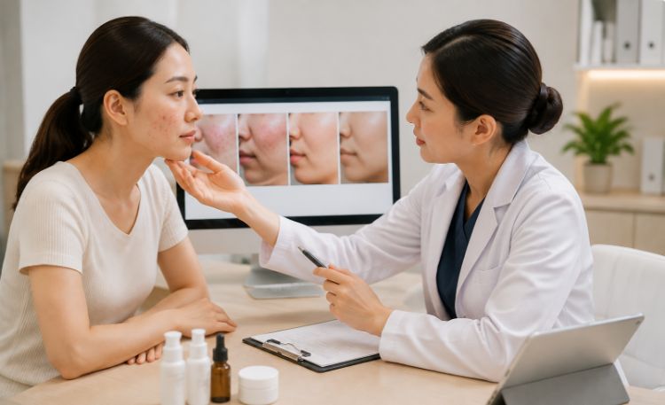 Đang điều trị da liễu cần đánh giá tình trạng da trước khi trẻ hóa