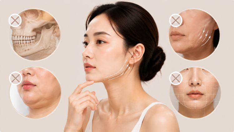 Không phải mọi trường hợp mặt rộng đều phù hợp với Botox thon hàm