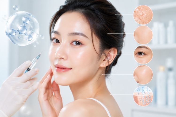 HA hỗ trợ duy trì độ ẩm và cải thiện chất lượng nền da