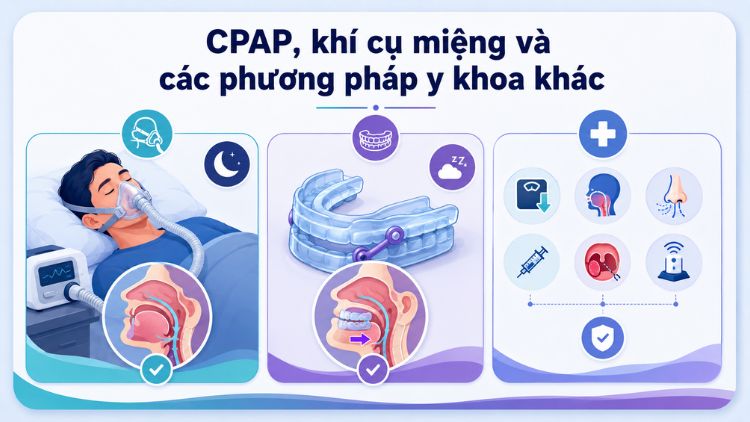 Một số phương pháp hỗ trợ duy trì đường thở thông thoáng