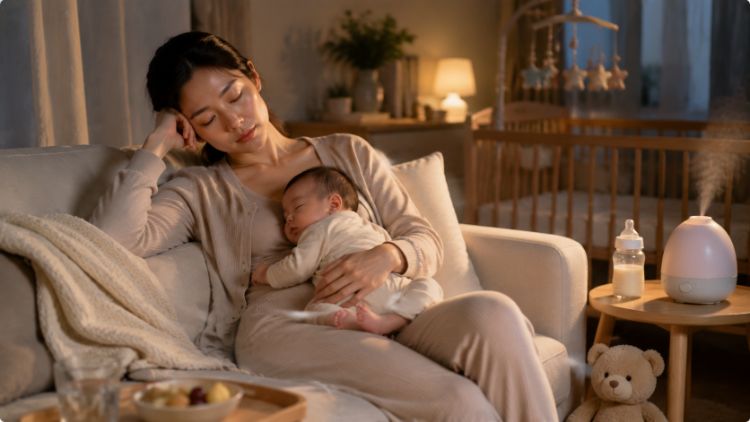 Vai trò của giấc ngủ và nghỉ ngơi sau sinh