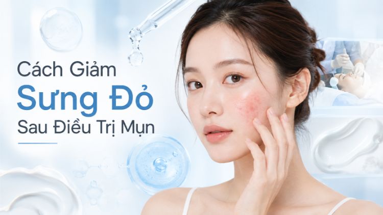 Cách Giảm Sưng Đỏ Sau Điều Trị Mụn | Citrine Derma Clinic