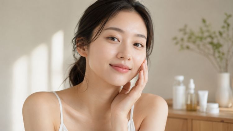 Da căng bóng khỏe có độ ẩm tốt, bề mặt mịn và không kèm cảm giác căng rát