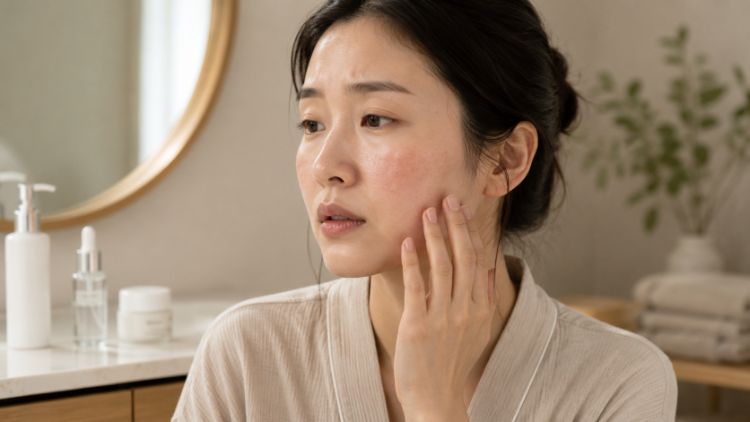 Da dễ châm chích và đỏ có thể là dấu hiệu cần giảm các yếu tố gây kích ứng