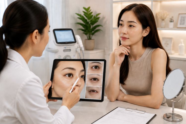 Các yếu tố cần đánh giá trước khi thực hiện Sofwave vùng mắt