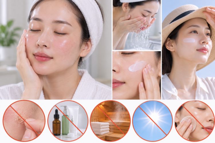 Chăm sóc đúng cách giúp da phục hồi ổn định sau từng giai đoạn