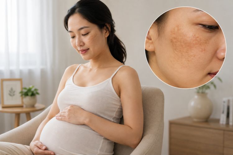 Dấu hiệu nhận biết nám xuất hiện trong thời gian mang thai