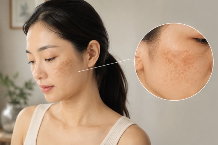 Nám thai kỳ chủ yếu ảnh hưởng đến thẩm mỹ làn da