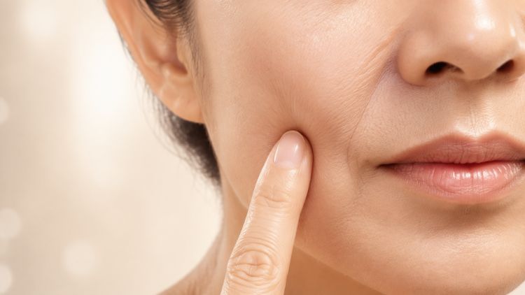 Da chảy xệ dễ nhận biết qua độ săn chắc và đường nét khuôn mặt