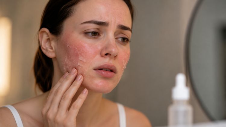 Dấu hiệu cần ngừng peel và kiểm tra tình trạng da
