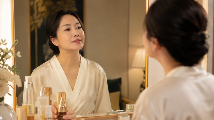 Những thay đổi về độ săn chắc, nếp nhăn và đường nét vùng cổ