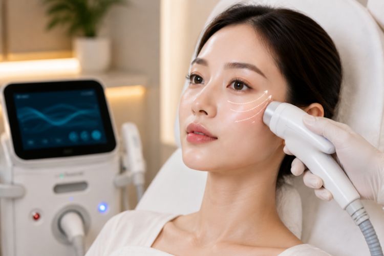 Sofwave hỗ trợ mục tiêu cải thiện độ săn chắc vùng mắt