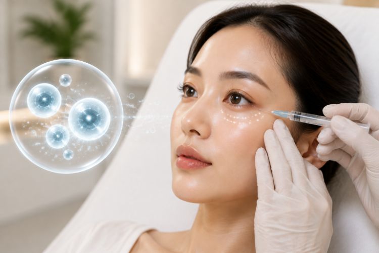 Exosome hướng đến mục tiêu hỗ trợ chất lượng da vùng mắt