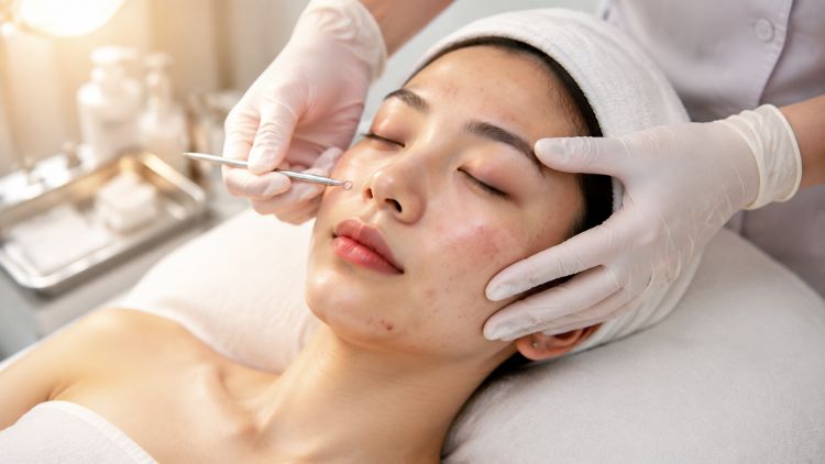 Mụn còn hoạt động cần được ưu tiên kiểm soát để hạn chế sẹo mới