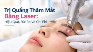 Trị Quầng Thâm Mắt Bằng Laser: Hiệu Quả, Rủi Ro Và Chi Phí