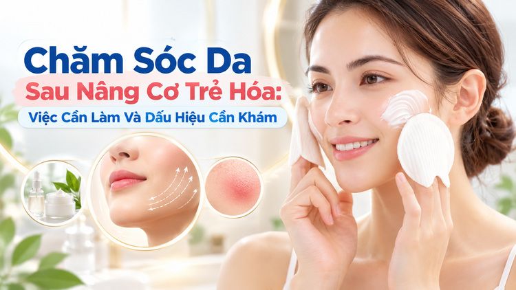 Chăm Sóc Da Sau Nâng Cơ Trẻ Hóa: Việc Cần Làm Và Dấu Hiệu Cần Khám