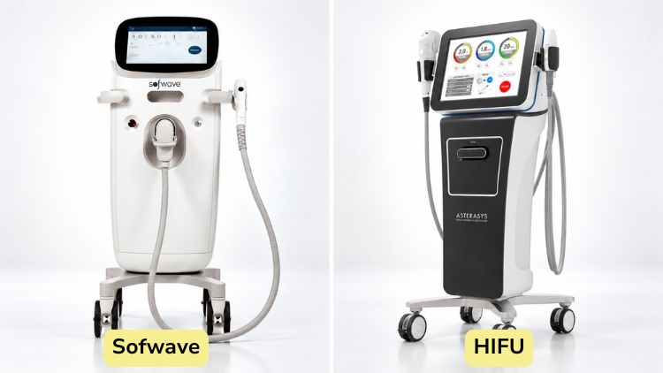 HIFU và Sofwave có cách phân bố năng lượng siêu âm khác nhau