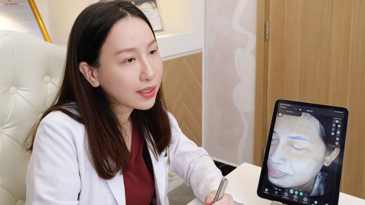 Thứ tự và thời điểm điều trị phụ thuộc tình trạng da thực tế