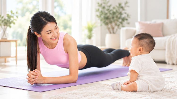 Phục hồi cơ bụng và sàn chậu giúp cải thiện sức cơ, không trực tiếp đốt mỡ